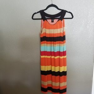 Enfocus Studio Sleeveless  Striped  Dress